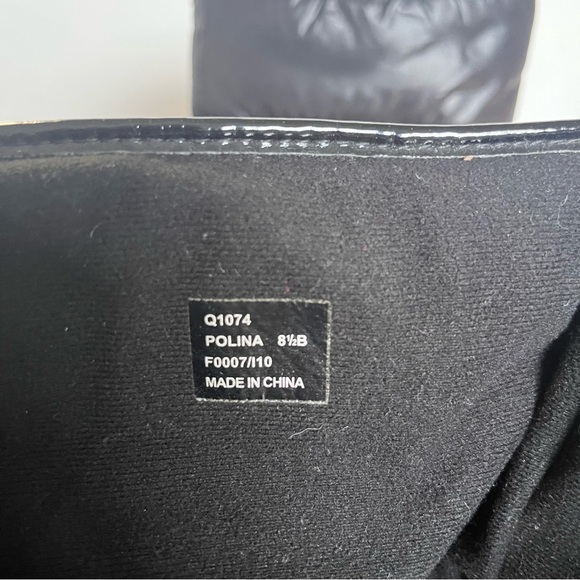 Coach Polina Black Puffer Boots Snow Rain Size 8.5 - Picture 4 of 12